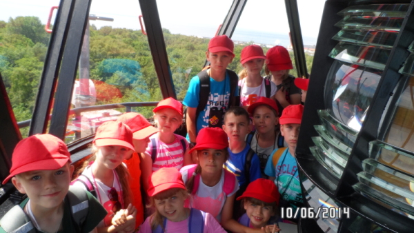 A kiedy pokonaliśmy 197 schodków latarni morskiej na Helu, mogliśmy podziwiać piękną panoramę dookoła.