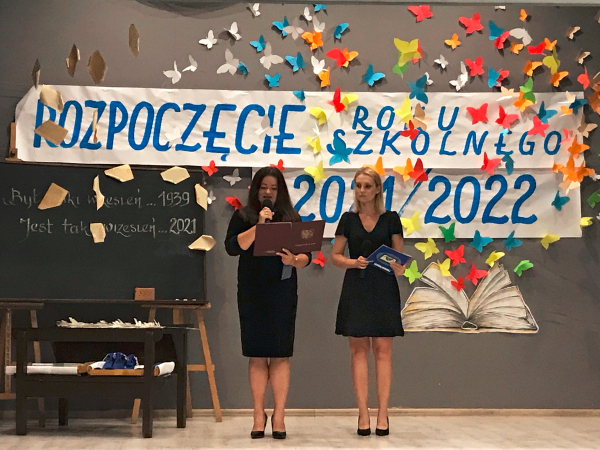 Odczytanie listu i życzeń Prezydenta Miasta Wodzisławia Śl. Mieczysława Kiecy